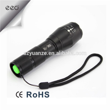 Lampe torche LED Zoomable Focus Torch par 1 * 18650 ou 3 * AAA